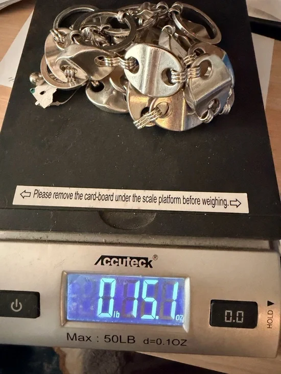 Vintage Silver Oval Chain Link Floral Concho Belt Size M/L - Picture 7 of 8